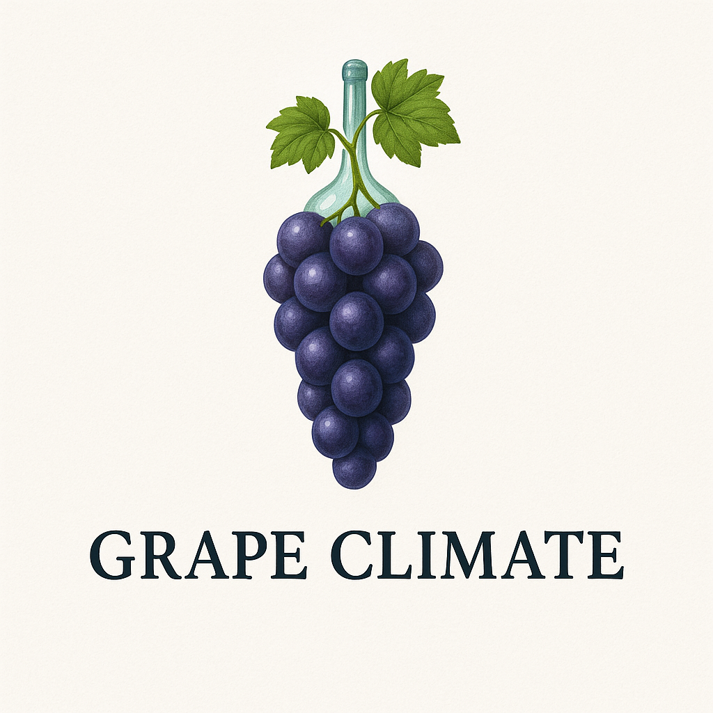 Screenshot of the Grape Climate project website.